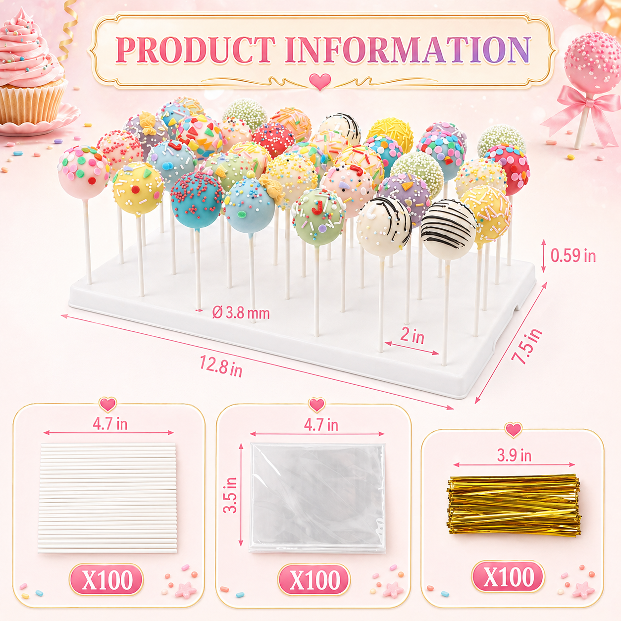 Cake Pop Stand White 官方图片 08