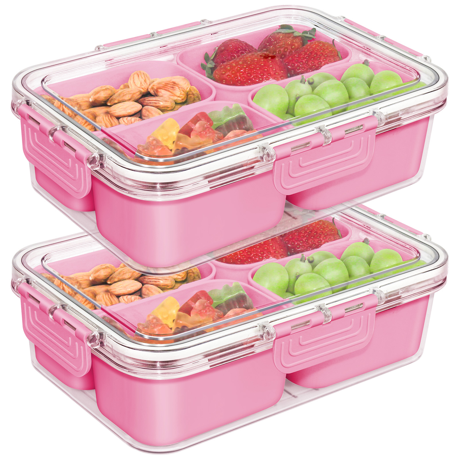 Snack Box Containers Pink 官方主图